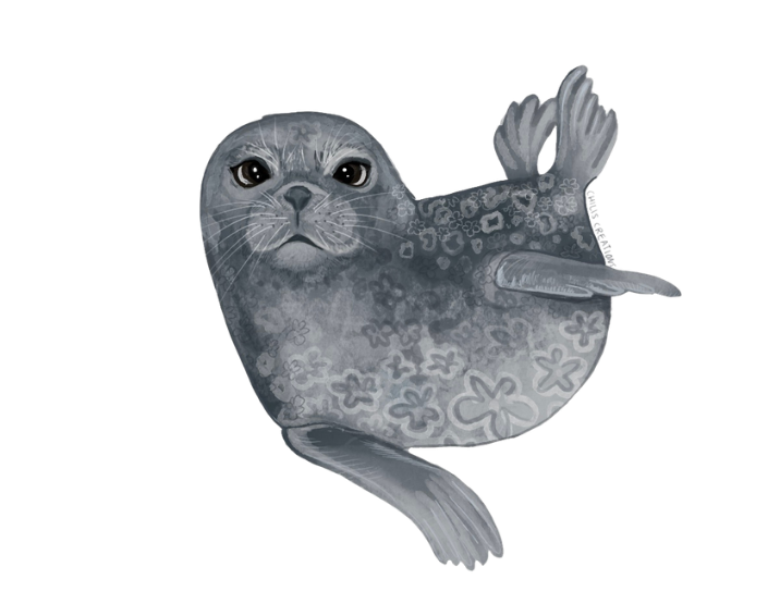 Seal original artwork cutout
